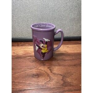 Collectible 5" Disney Minnie Mug Cup Monogram International Purple World Class